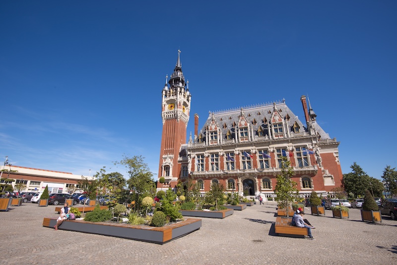 Calis town hall and belfry