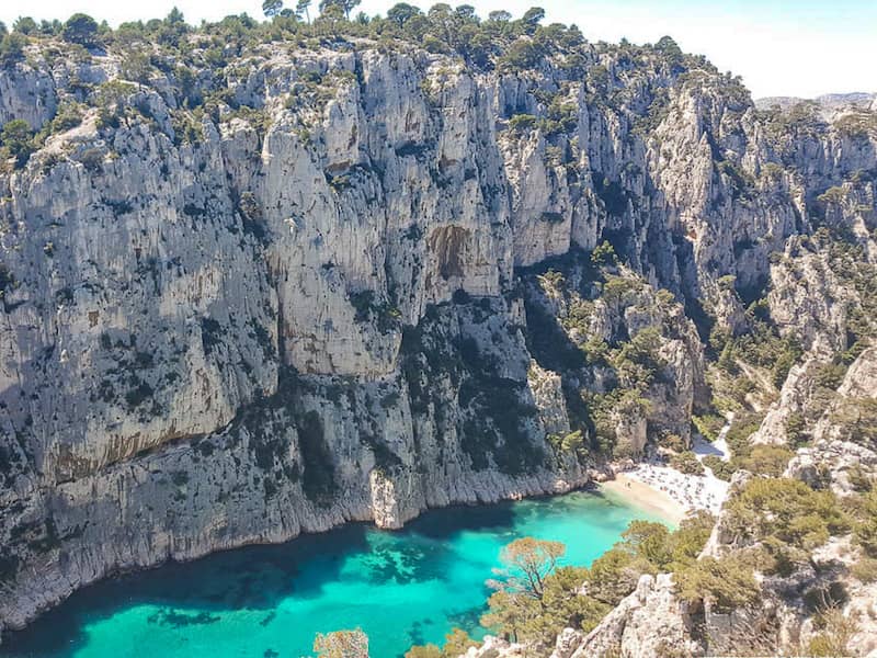 Calanques near Cassis in Provence France