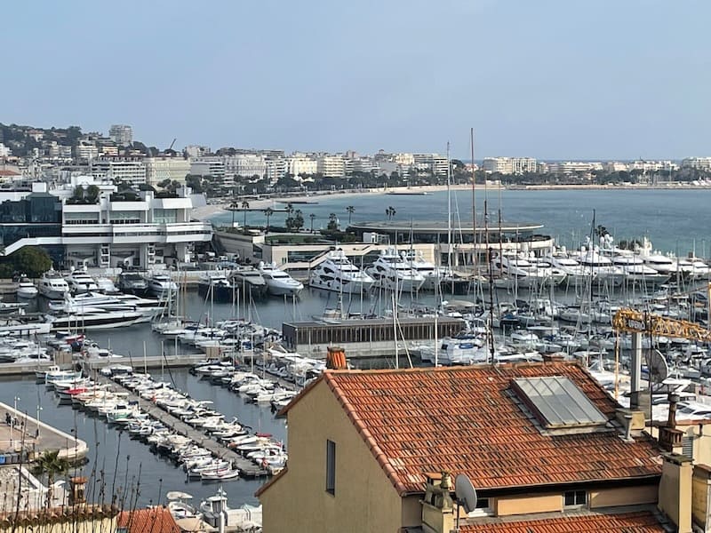 Cannes view from above