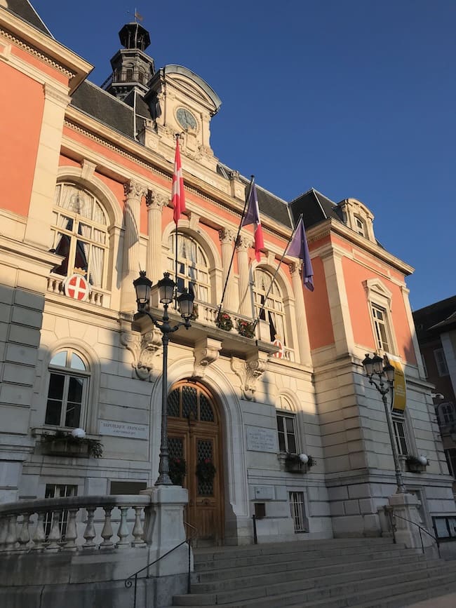 Chambery City Hall - capital of Savoy Chambery City Hall - capital of Savoy