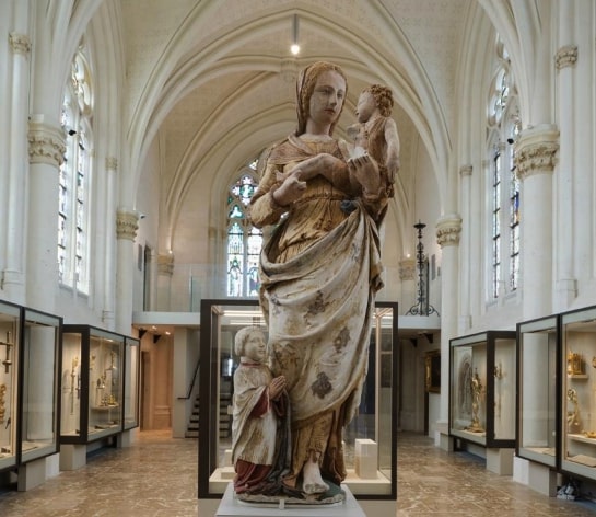 Treasure of Chartres Cathedral in the crypt