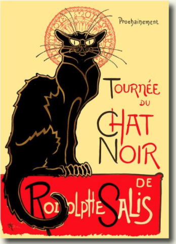 chat noir poster