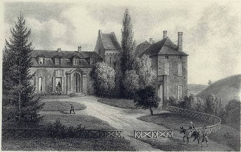 Chateau de Cirey - illustration of Voltaire's time