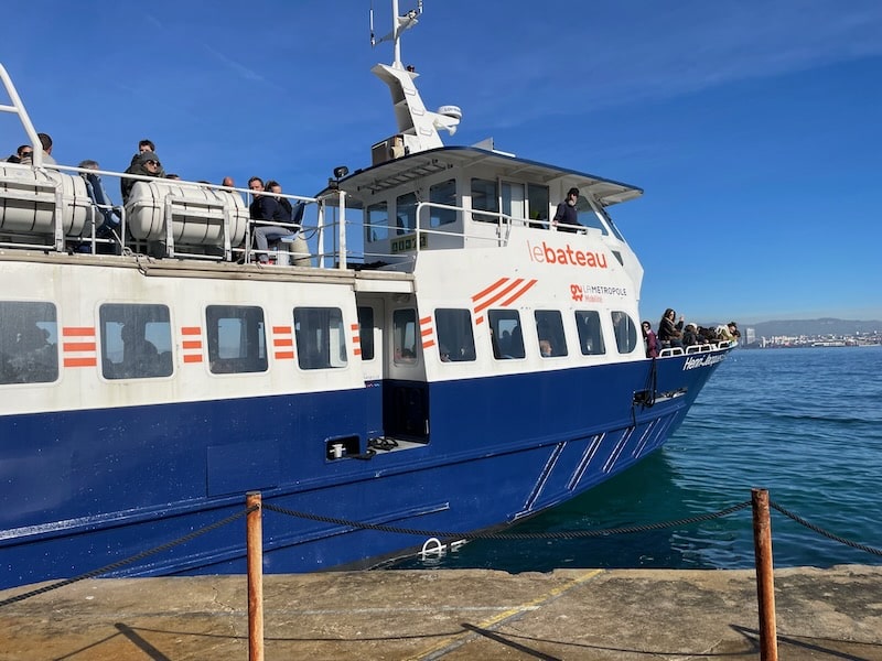 Boat to the Chateau d'If off the coast of Marseille in southern France
