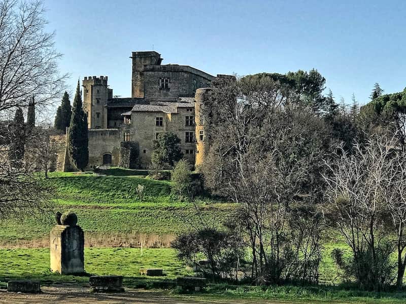 Castle of Lourmarin, one of most beautiful Luberon villages France (villages in Provence)