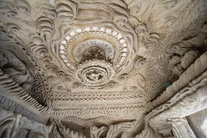 Ideal Palace of Facteur Cheval in France, interior hallway