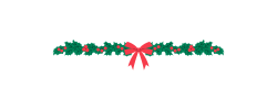 Christmas holly divider Christmas holly divider