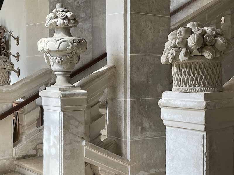 Chateau de Cirey staircase