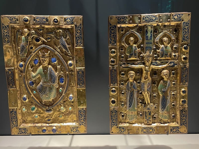 Bookbinding plates at the Cluny Museum