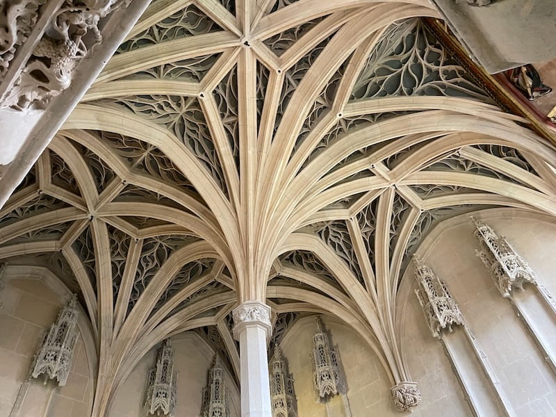 Ceiling of chapel at the Cluny Museum