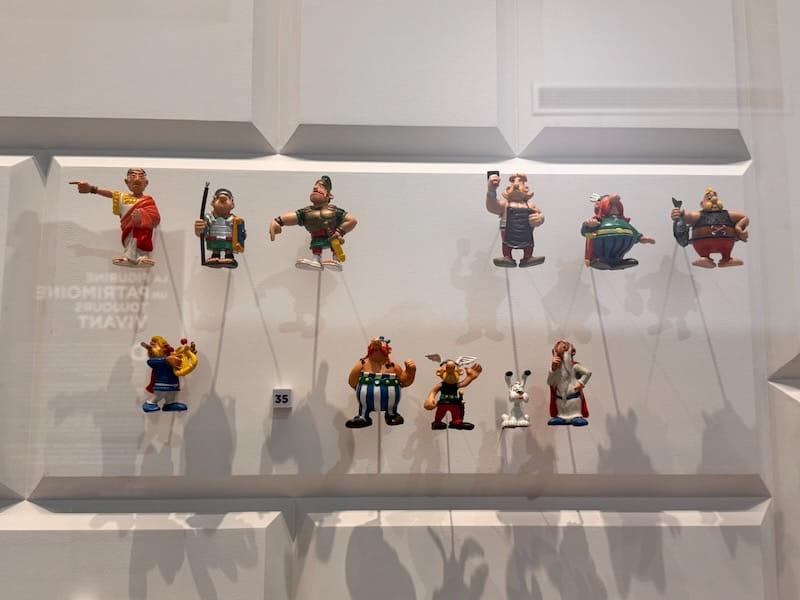 Asterix figurines at Museum of Figurines in Compiegne