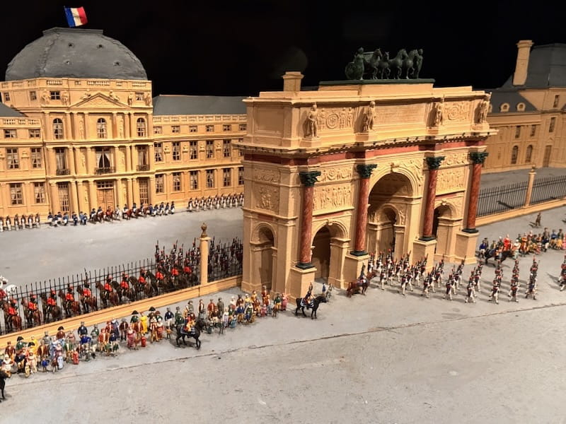 Tuileries miniature in the Museum of Figurines at Compiegne