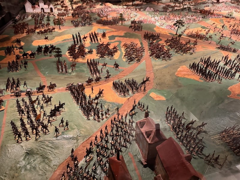 Waterloo battlefield recreated at Museum of Figurines in Compiegne