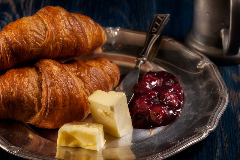 Typical Breakfast in Paris