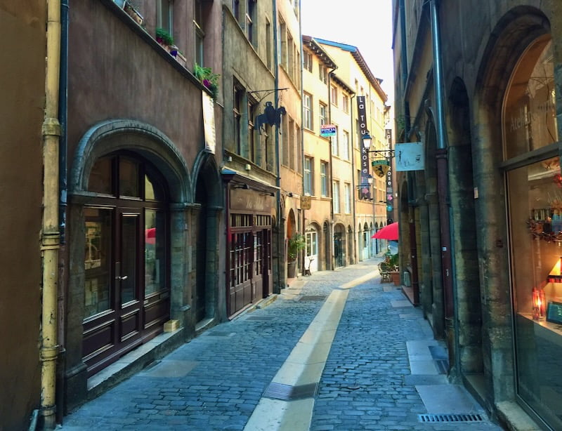 Lyon day trips: Streets of Old Lyon before the crowds arrive