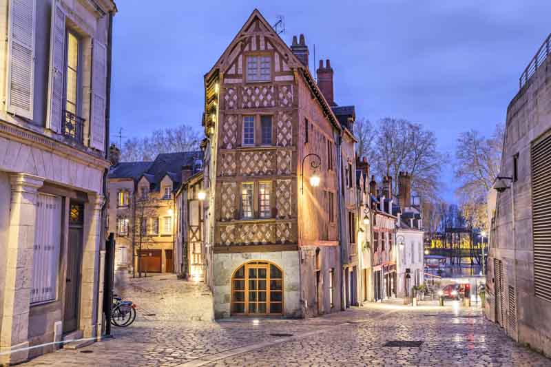 Old town of Orleans, one of the popular day trips by rail from Paris