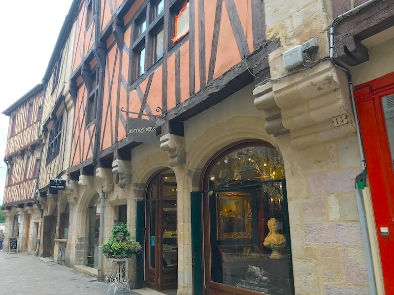 Old Dijon and its half-timbered houses, an easy day trip from Paris by train
