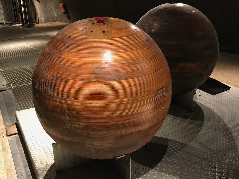 Dredging ball at the Sewer Museum in Paris