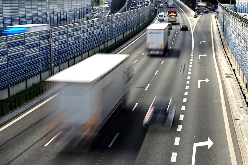 driving highway traffic