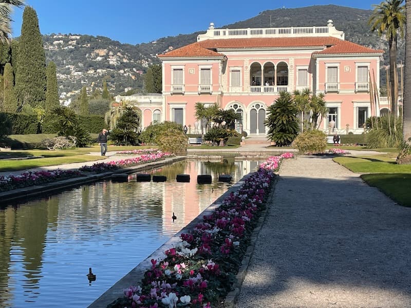 Back of the Villa Ephrussi