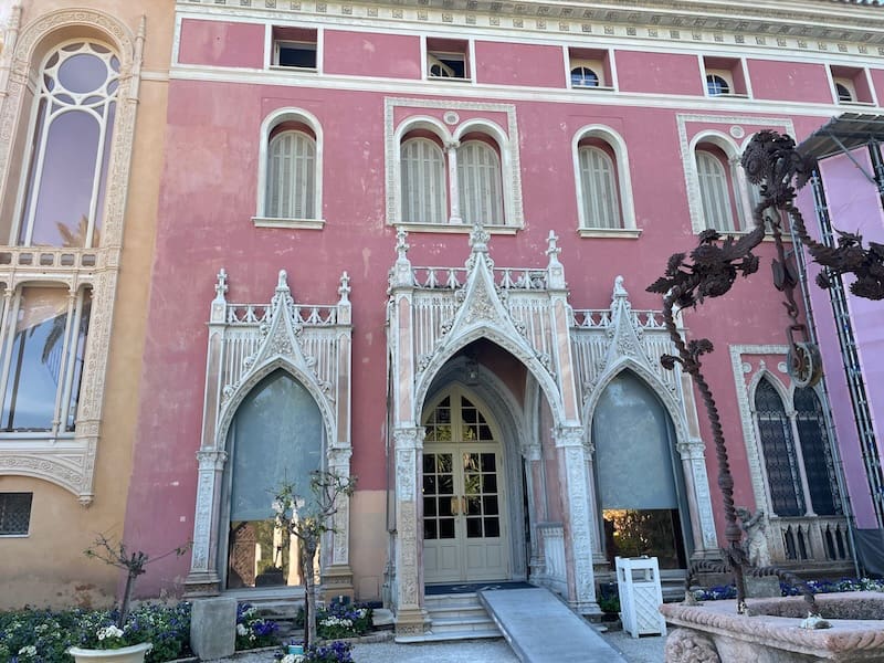 Front of the Villa Ephrussi