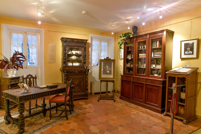 The office of Auguste Escoffier in the Escoffier Museum