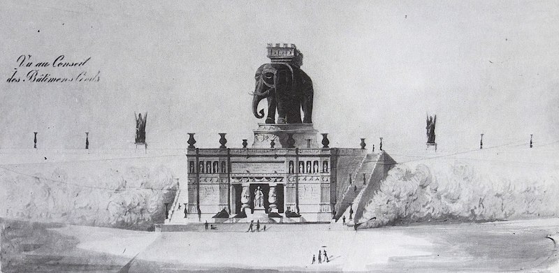 Elephant project for Place de l'Etoile