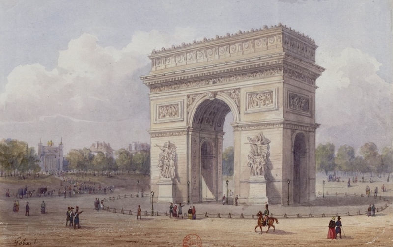 Inauguration of the Arc de Triomphe