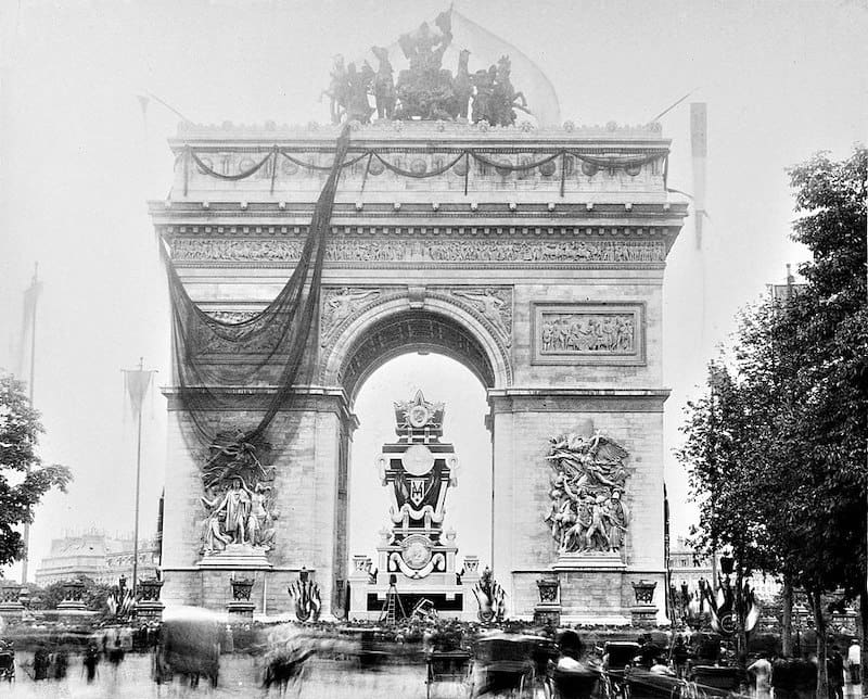 Victor Hugo funeral procession 1885 Place de l'Etoile