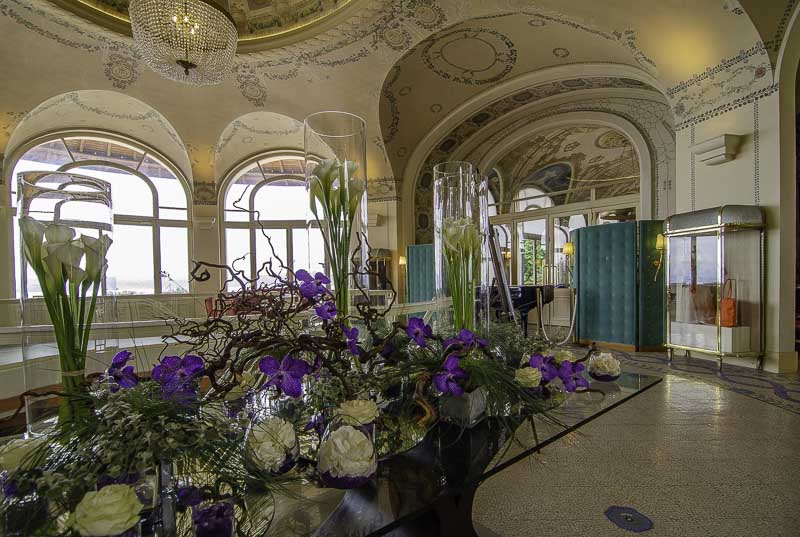 Foyer of Royal Hotel in Evian France