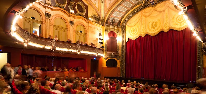 Interior of the theater at Evian France Interior of the theater at Evian France