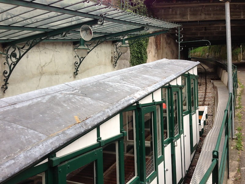 Evian funicular train