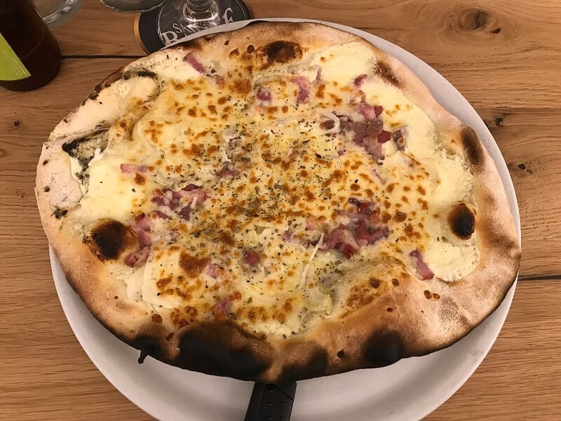 Flammekueche from Alsace Flammekueche from Alsace