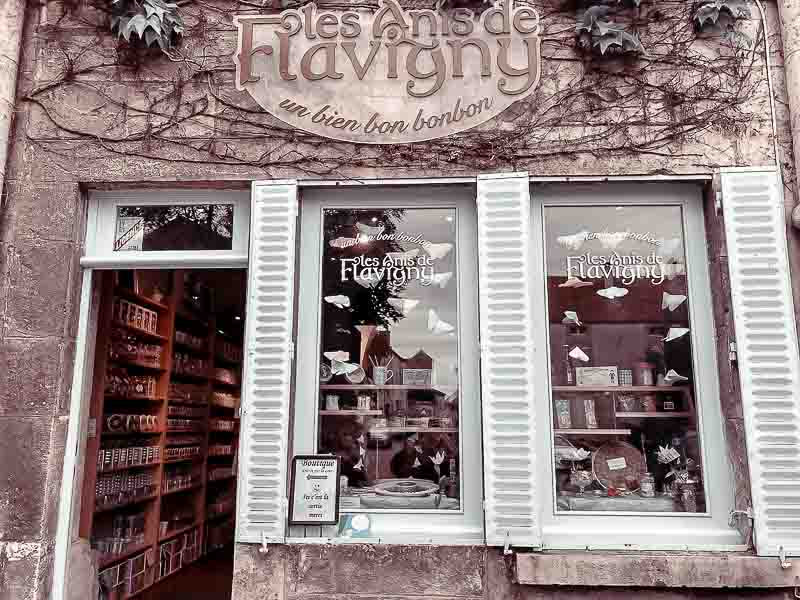 anis de flavigny front of the store