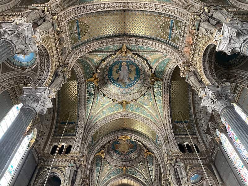 Fourviere Basilica ceiling Fourviere Basilica ceiling