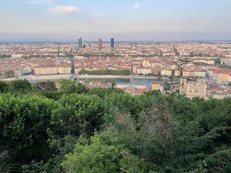 View of Lyon from Fourviere View of Lyon from Fourviere