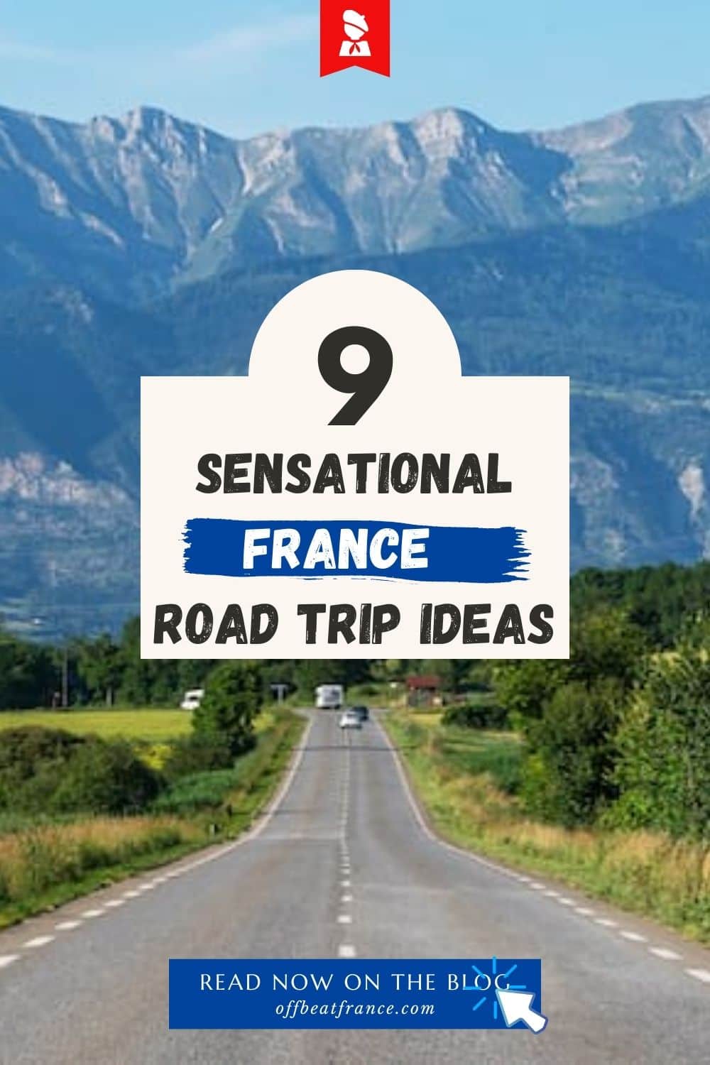 France road trips pin