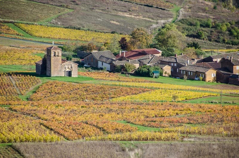 Lovely countryside you will see when you travel France by car