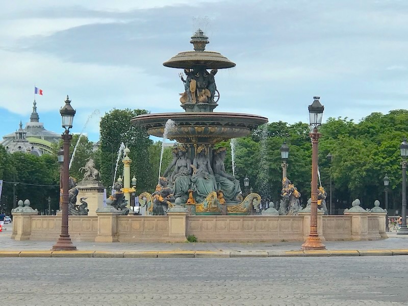 Place de la Concorde, on the itinerary for most revolutionary walking tours in Paris France