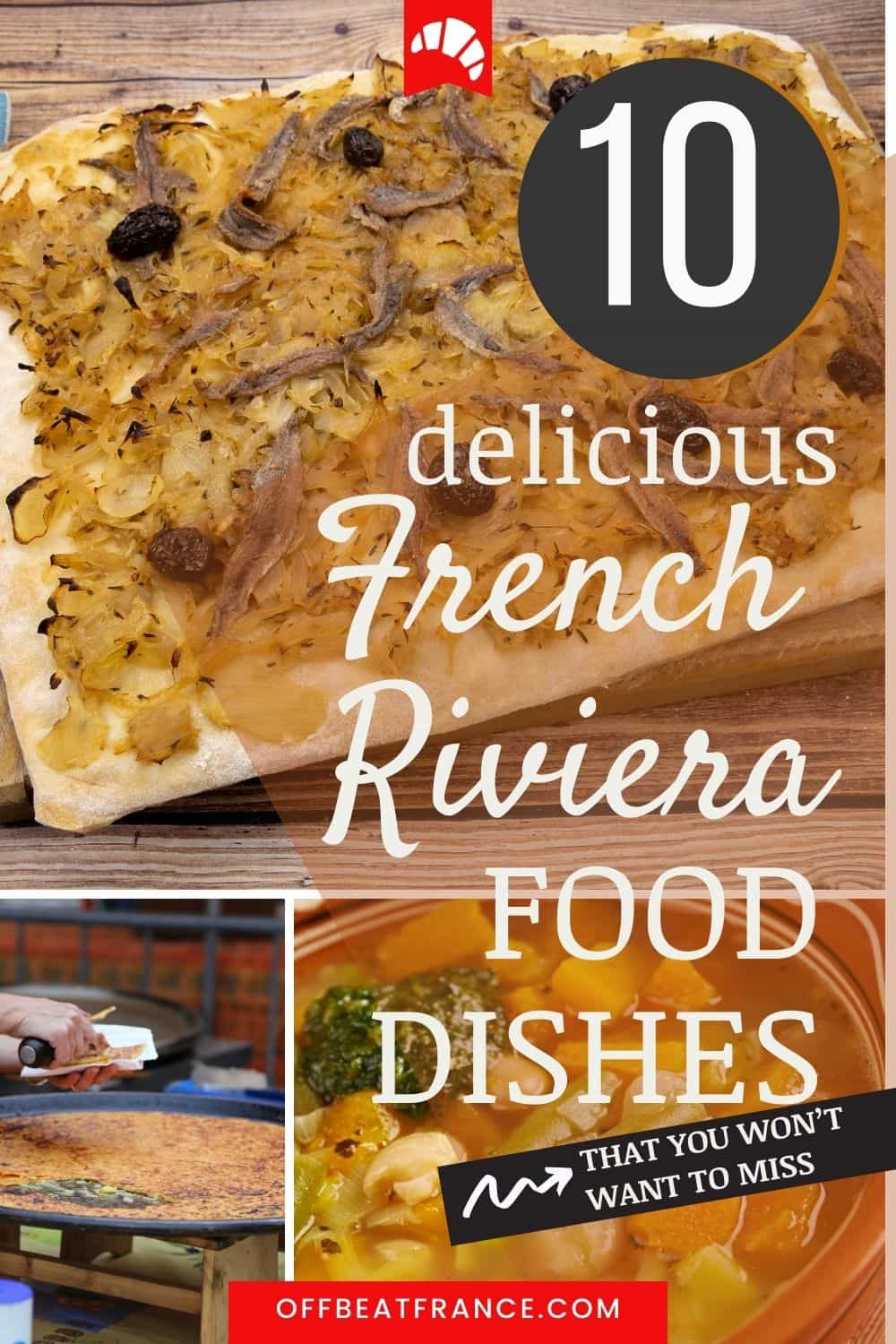 French Riviera food pin French Riviera food pin