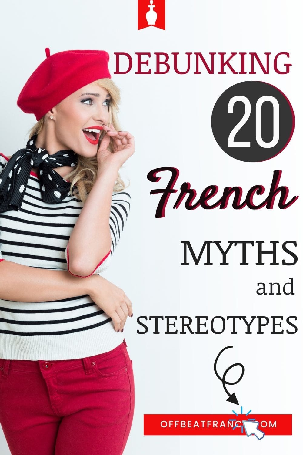 French people stereotypes pin