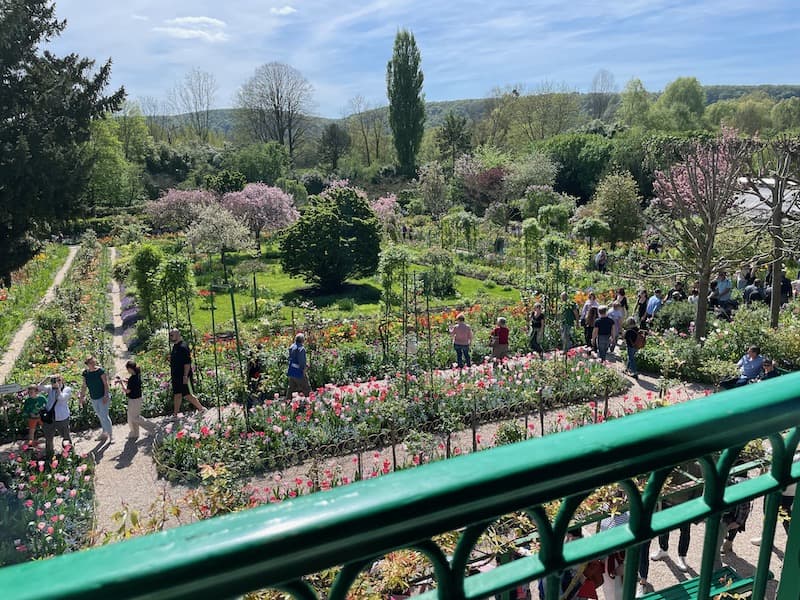 View of Clos Normand from Monet's house