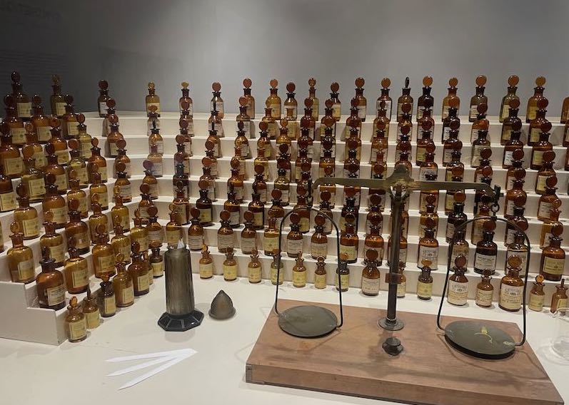 Perfume organ at Grasse Museum of Perfumery