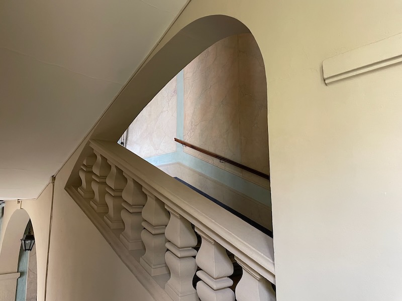 Large staircase of stately home in Grenoble Large staircase of stately home in Grenoble