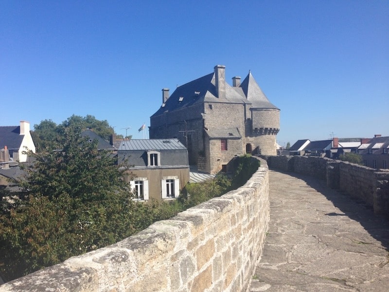 Ramparts of the town of Guerande, Brittany