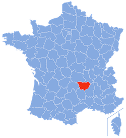Department of Haute-Loire map