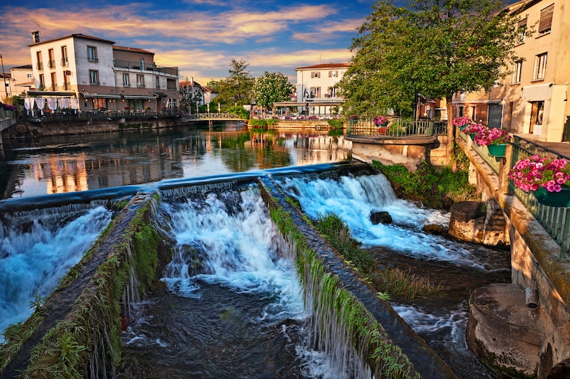 Village of Isle sur la Sorgue, Vaucluse, France
