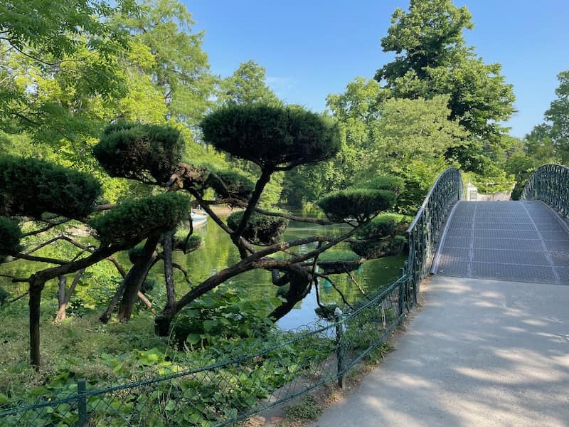 Inside the Jardin Public, or Public Gardens - one of the more non touristy things to do in Bordeaux