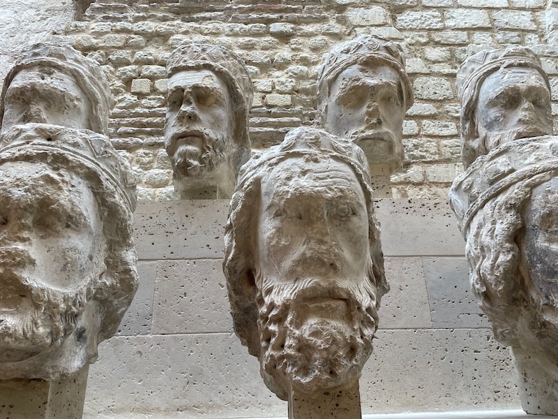 Kings of Judah heads at Cluny Museum