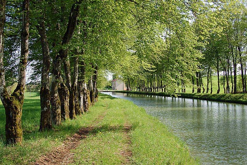 Langres canal between Burgundy and Champagne